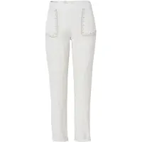 KOROSHI Calças bege / cinzento claro / prata / offwhite