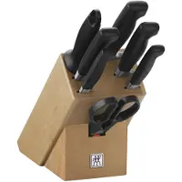 Zwilling J.A. Henckels Four Star 35140, 8-peças conjunto de facas com bloco