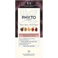 Phyto Color Kit Colorazione, Tintura Permanente Per Capelli, 5.5 Castano Chiaro Mogano, 50 ml