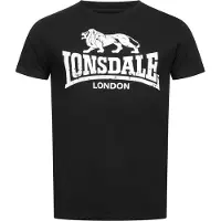 Lonsdale Camisa preto / branco
