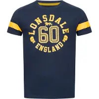 Lonsdale Camisa navy / amarelo
