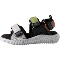 Next Sapatos abertos 'Utility' castanho / cinzento / verde