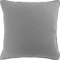 Douceur d'intérieur Capas de Almofada MELLOW CHIC - Cinza - 60x60 cm