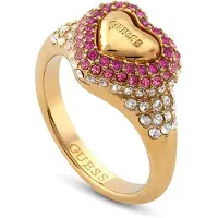 GUESS Anel Beloved Pave Heart