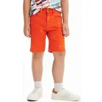 Desigual , Bermudas de ganga Now, AlgodÃO, Laranja, 11/12