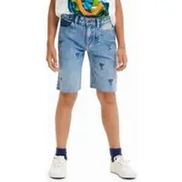 Desigual , Bermudas de ganga Now, AlgodÃO, Azul, 9/10