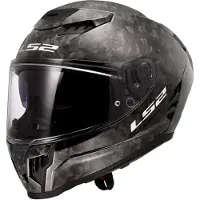 LS2 FF807 Carbono Forjado Dragon Capacete Integral Carbono XL preto