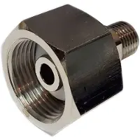 Metalsub Adaptador Macho W21.8-14/din477 1/4 Bsp