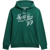 Superdry Moletom Com Capuz Leather&boot Co Script