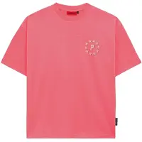 Prohibited Camisa rosa / branco