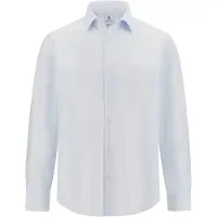 Boggi Milano Camisa azul claro / branco