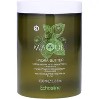 Echos Line Maqui 3 Hydra-Butter - máscara vegana para cabelos danificados e secos, 1000ml