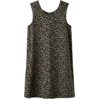 TWO SOON Vestido bege / castanho / preto