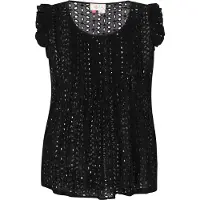 IZIA Top 'Boho' preto