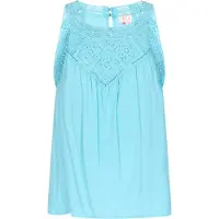 IZIA Top 'Boho' turquesa