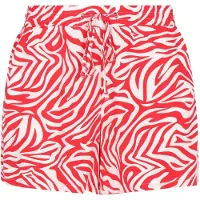 Swirly Calças 'Comfy' vermelho / branco
