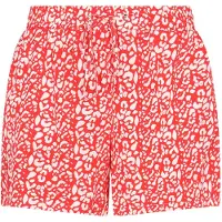 Swirly Calças vermelho / branco