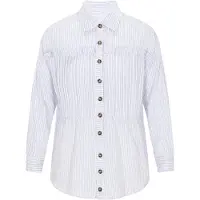 Usha Blusa índigo / offwhite