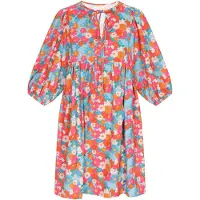 Ebeeza Vestido bege / azul / laranja / rosa
