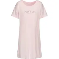 s.Oliver Camisola de pijama cor-de-rosa / rosa claro / preto
