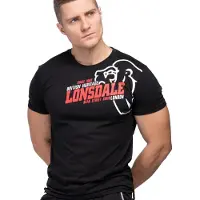 Lonsdale Camisa 'Walkley' vermelho / preto / branco