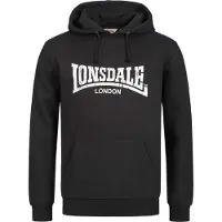Lonsdale Sweatshirt 'Wolterton' preto / branco