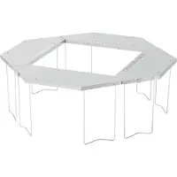 Snow Peak - Mesas e cadeiras campismo - Jikaro Fire Ring Table para Unissexo - Cinzento