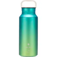 Snow Peak - Cantis - Titanium Aurora Bottle 600 Ml In Ocean para Unissexo - Titanium - Verde