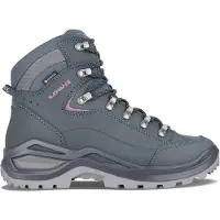 Lowa - Calçado caminhada mulher - Renegade Evo GTX Mid Ws Steelblue/Old Rose para Mulher - Tamanho 7 UK - Azul