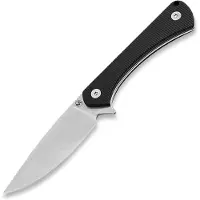 Böker Magnum Brasa 02BM0002, Stonewashed 440C, Black G10 faca fixa, Thomas Ward design