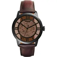 Fossil Relógios analógicos castanho escuro / antracite