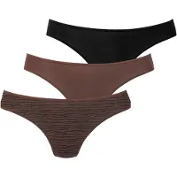 LASCANA Tanga castanho / preto