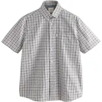 Next Camisa navy / oliveira / branco
