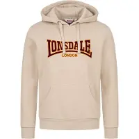 Lonsdale Sweatshirt 'Classic' areia / amarelo / borgonha