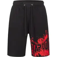 TAPOUT Calças 'Blashed' vermelho / preto