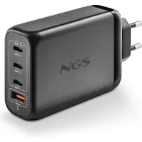 NGS Carregador De Parede Com 1 Porta Usb-a E 3 Portas Usb-c 140w