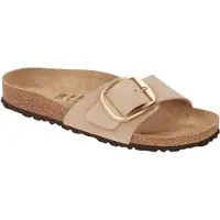 Birkenstock Sandálias Madrid Big Buckle Nubuck Leather