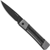 Kizer Cutlery Little Grand V2670A2 Blackwashed Nitro-V, Grey G10 Black Micarta, navalha, Jonathan Styles design