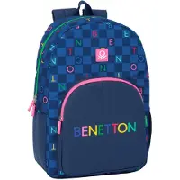 Safta Mochila Benetton Damero 19.30l 27x33x10 Cm