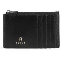 Furla Estojo 'CAMELIA' ouro / preto