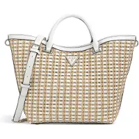 GUESS Bolsa De Mão Atalia Rafia