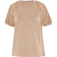 Usha Blusa castanho claro