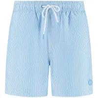 Shiwi Calções de banho 'Mike' azul claro / branco