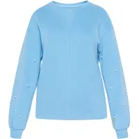 Usha Sweatshirt 'Fashion Look' azul céu