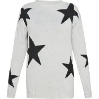 SANIKA Pullover 'Fashion Look' cinzento / preto
