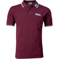 Lonsdale Camisa bege claro / navy / borgonha