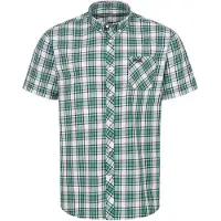 Lonsdale Camisa 'Brixworth' verde / preto / branco