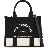 Karl Lagerfeld Malas de tiracolo 'K/RSG Square' creme / preto
