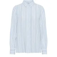 Kaffe Blusa azul claro / branco