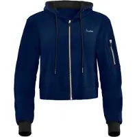 Winshape Casaco de treino em moletão 'J009C' azul escuro